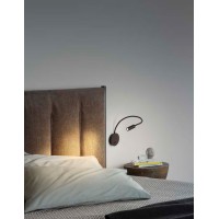 Светильник настенный бра Ideal Lux Focus-2 AP Черный 3000К LED 203195