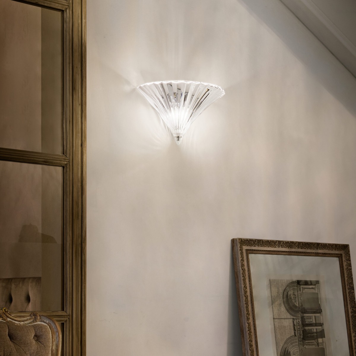 Светильник настенный Ideal Lux Santa AP1 Big Золото E14 087375