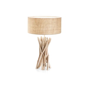 Лампа настольная Ideal Lux Driftwood TL1 E27 Дерево 129570