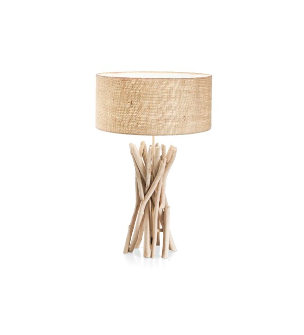 Лампа настольная Ideal Lux Driftwood TL1 E27 Дерево 129570