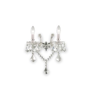 Светильник настенный Ideal Lux Florian AP2 Хром E14 035642