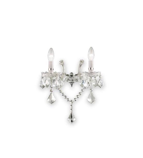 Светильник настенный Ideal Lux Florian AP2 Хром E14 035642