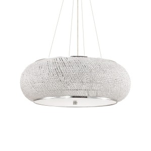 Люстра подвесная Ideal Lux Pasha SP14 Хром E14 164977
