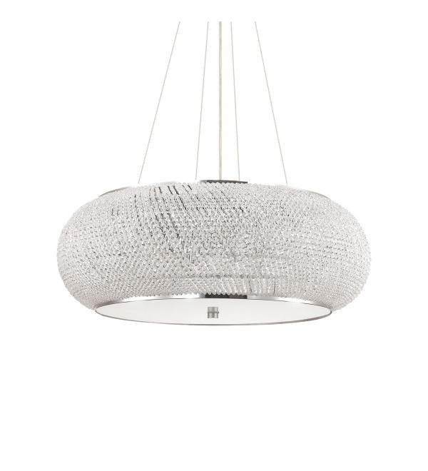 Люстра подвесная Ideal Lux Pasha SP14 Хром E14 164977