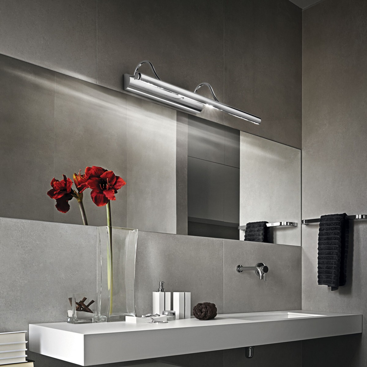 Светильник настенный Ideal Lux Mirror-10 AP4 Латунь античная G9 017310