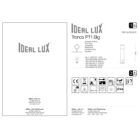 Светильник уличный Ideal Lux Tronco PT1 H80 Антрацит E27 026992
