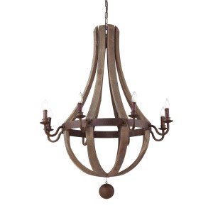 Люстра подвесная Ideal Lux Millennium SP8 Ржавчина T14 129709