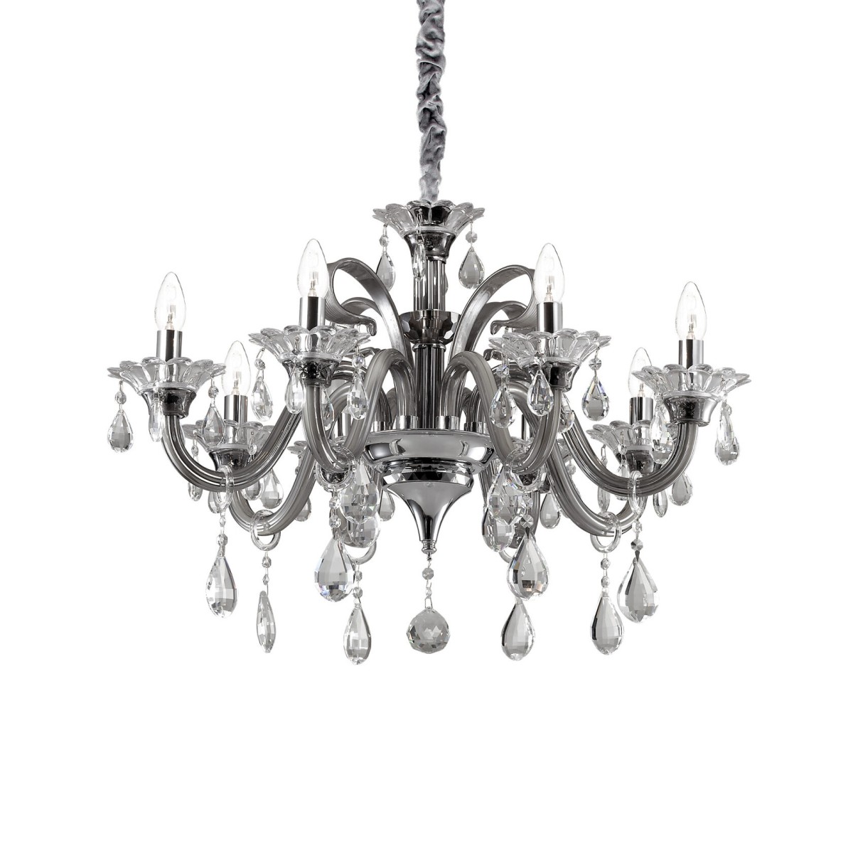 Люстра подвесная Ideal Lux Colossal SP8 Серый E14 081519