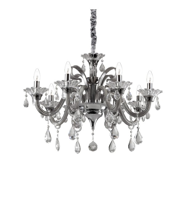 Люстра подвесная Ideal Lux Colossal SP8 Серый E14 081519