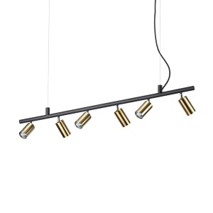 Светильник подвесной Ideal Lux Dynamite SP6 Латунь GU10 244648