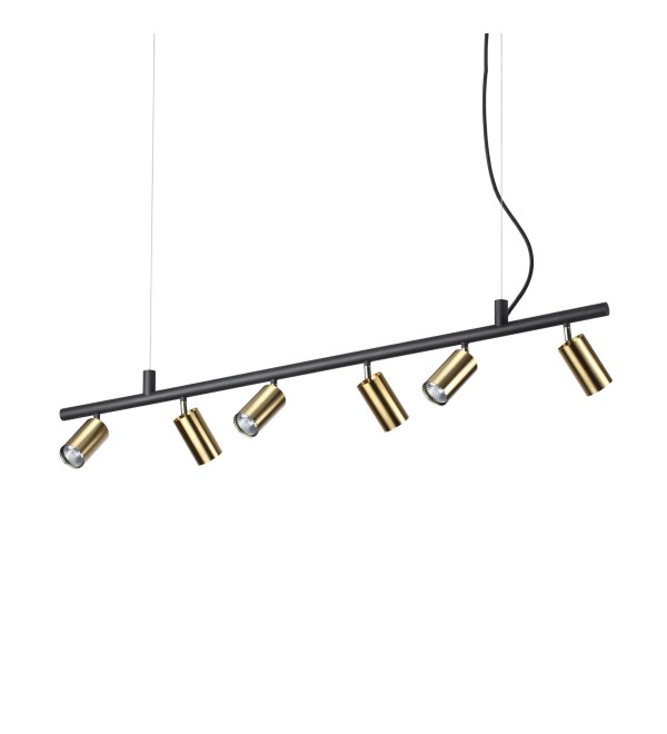 Светильник подвесной Ideal Lux Dynamite SP6 Латунь GU10 244648