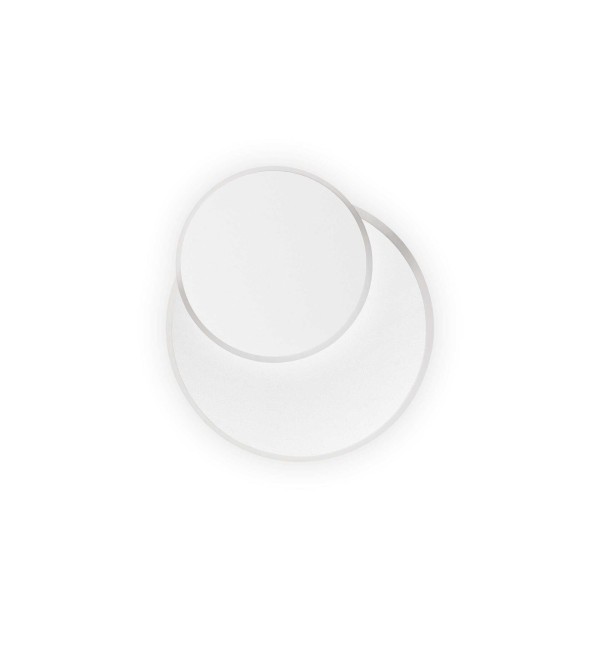 Светильник настенный Ideal Lux Pouche AP Round LED Белый 3000К 259345