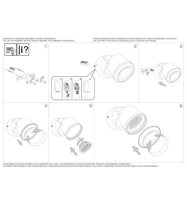 Светильник уличный Ideal Lux Xeno AP1 Черный GU10 129464