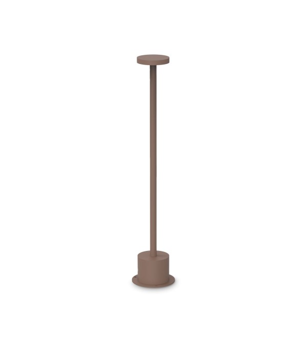 Светильник уличный настольный Ideal Lux Toffee PT D08 H50 Кофе Аккумулятор 3000К LED 347783