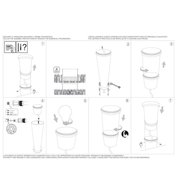 Светильник уличный Ideal Lux Tronco PT1 H40 Черный E27 248295