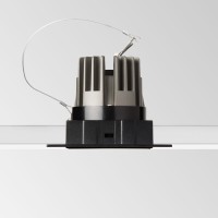 Светильник встраиваемый Ideal Lux Game Trim Square LED Черный / Белый 3000К 192406