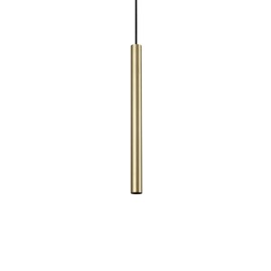 Светильник подвесной Ideal Lux Look LED SP1 Round D30 H400 Латунь 339726
