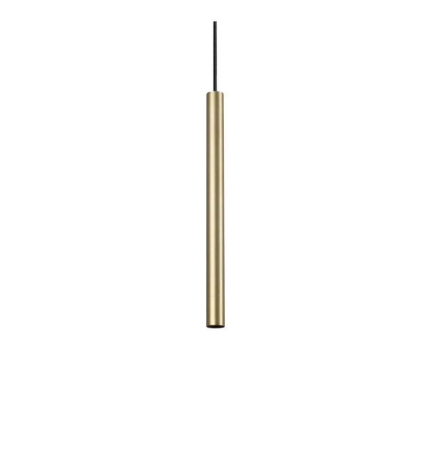 Светильник подвесной Ideal Lux Look LED SP1 Round D30 H400 Латунь 339726