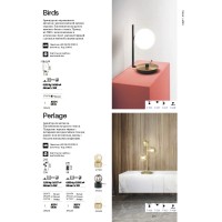 Лампа настольная Ideal Lux Perlage TL1 Белый G9 292458