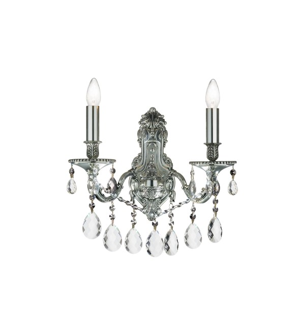 Светильник настенный Ideal Lux Gioconda AP2 Серебро E14 044910