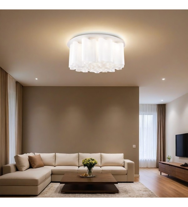 Люстра потолочная Ideal Lux Compo PL15 Белый E27 125565