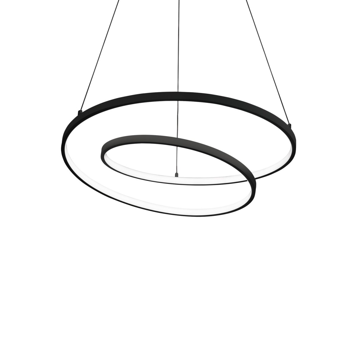 Люстра подвесная Ideal Lux Oz SP D060 DALI 3000K Черный LED 304557