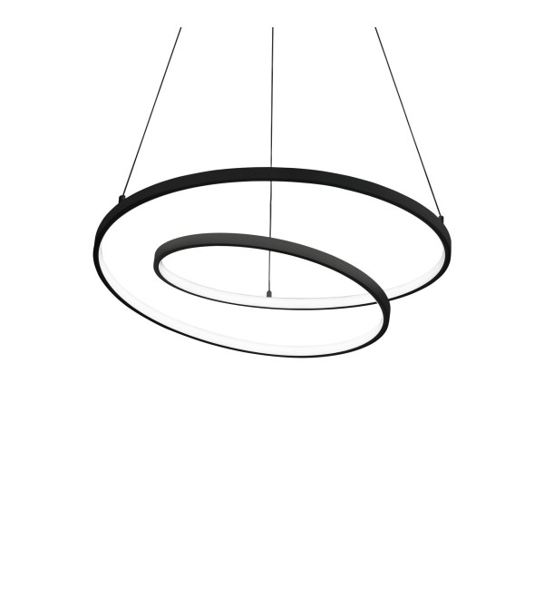 Люстра подвесная Ideal Lux Oz SP D060 DALI 3000K Черный LED 304557