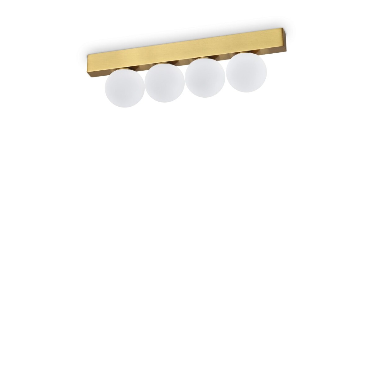 Светильник потолочный Ideal Lux Binomio LED PL4 Латунь 3000К LED 328249