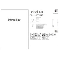 Светильник уличный Ideal Lux Tronco PT1 H40 Черный E27 248295