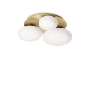 Люстра потолочная Ideal Lux Ninfea PL3 Латунь GX53 293660