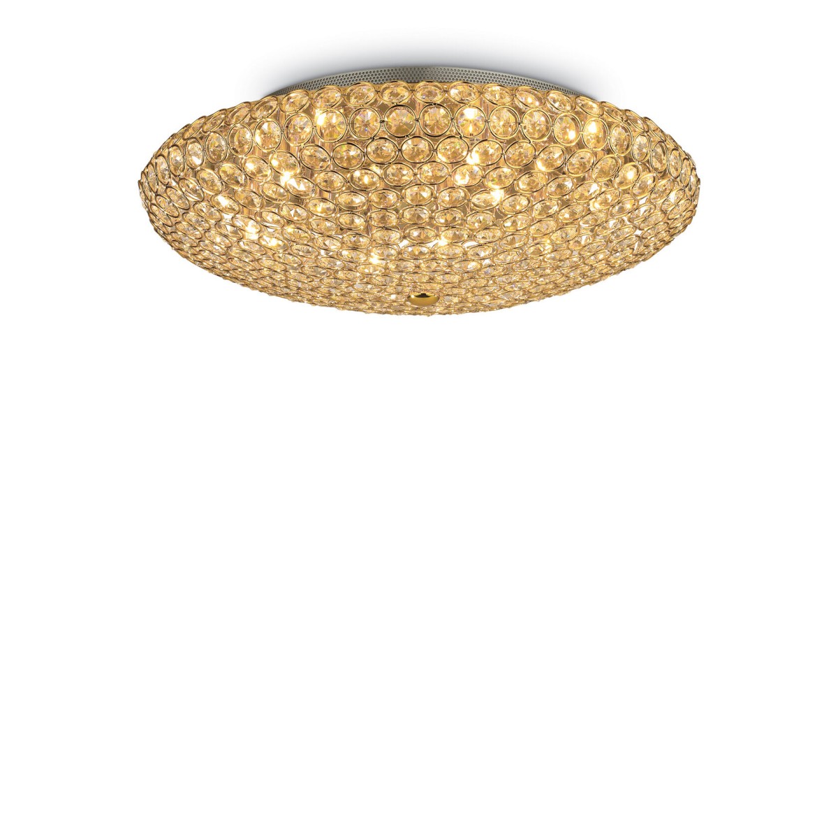 Люстра потолочная Ideal Lux King PL9 Золото G9 073262