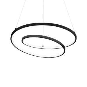 Люстра подвесная Ideal Lux Oz SP D080 On-Off 3000K Черный LED 269450