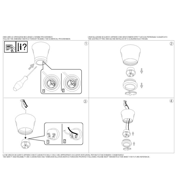 Светильник потолочный Ideal Lux Winery PL1 Черный глянцевый Керамика E27 155142