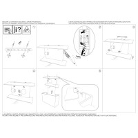 Светильник настенный Ideal Lux Hotel AP2 Белый E27 / LED 215693