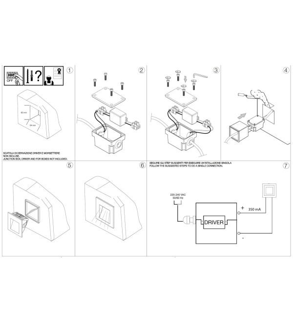 Светильник уличный Ideal Lux Bit FI Белый 3000К LED 269023