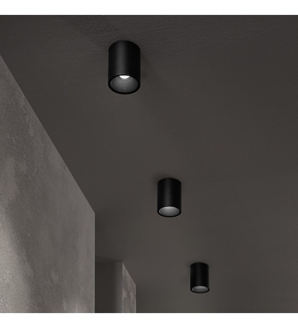 Светильник потолочный Ideal Lux Nitro PL D05 Square 3000K LED Черный 319582