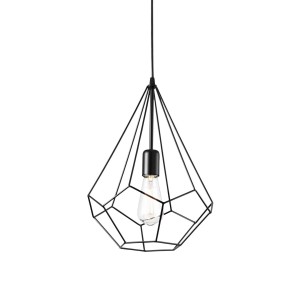 Светильник подвесной Ideal Lux Ampolla-3 SP1 Черный E27 148175