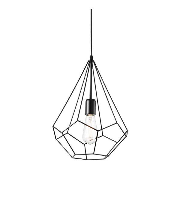 Светильник подвесной Ideal Lux Ampolla-3 SP1 Черный E27 148175