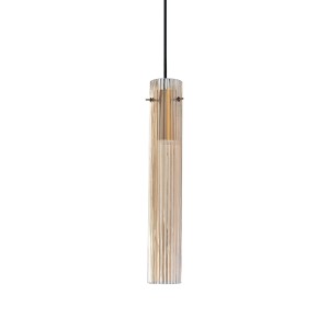Светильник подвесной Ideal Lux Flam SP Rigato Янтарный 3000К LED 353890
