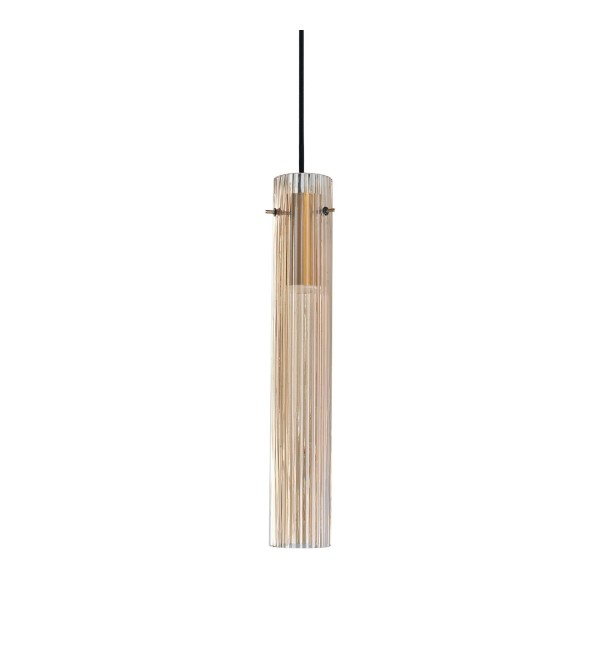 Светильник подвесной Ideal Lux Flam SP Rigato Янтарный 3000К LED 353890