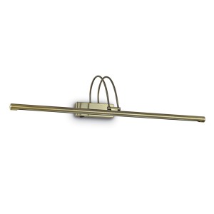 Светильник настенный Ideal Lux Bow AP2 D76 Античная латунь 3000К LED 121147
