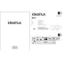 Светильник уличный Ideal Lux Bit FI Антрацит 3000К LED 269009