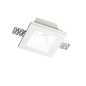 Светильник встраиваемый Ideal Lux Samba FI D70 Square Белый гипс GU10 139029