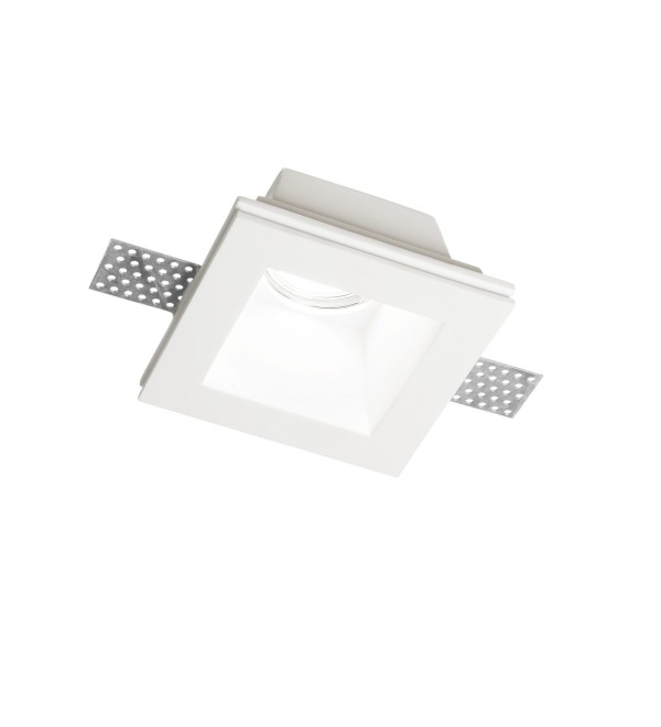 Светильник встраиваемый Ideal Lux Samba FI D70 Square Белый гипс GU10 139029