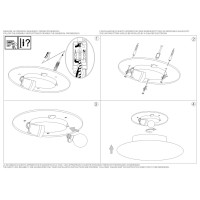 Светильник потолочный Ideal Lux Smarties PL1 D33 Белый E27 009223