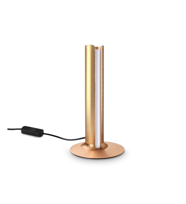 Лампа настольная Ideal Lux Dorica TL1 Медь 3000К LED 362557