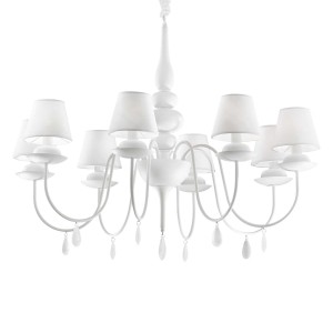 Люстра подвесная Ideal Lux Blanche SP8 Белый E14 035574