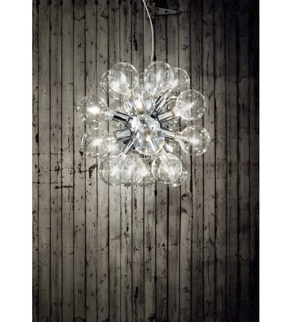 Люстра потолочная Ideal Lux Dea PL10 D55 Хром E27 074740