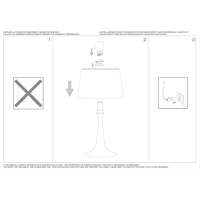 Лампа настольная Ideal Lux London TL1 Big Черный E27 110455