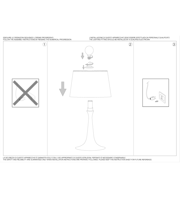 Лампа настольная Ideal Lux London TL1 Big Черный E27 110455